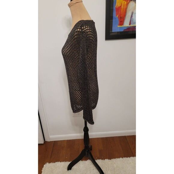 Jeanne Pierre Black & Gold Sweater Small - Picture 2 of 6